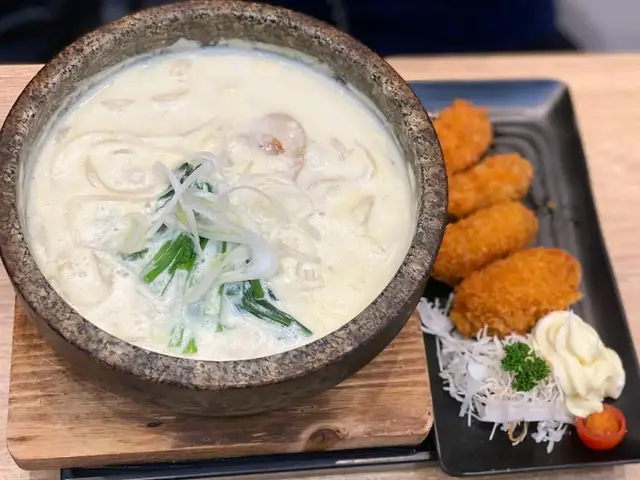 吉列蠔烏冬 - 牛乳忌廉濃湯