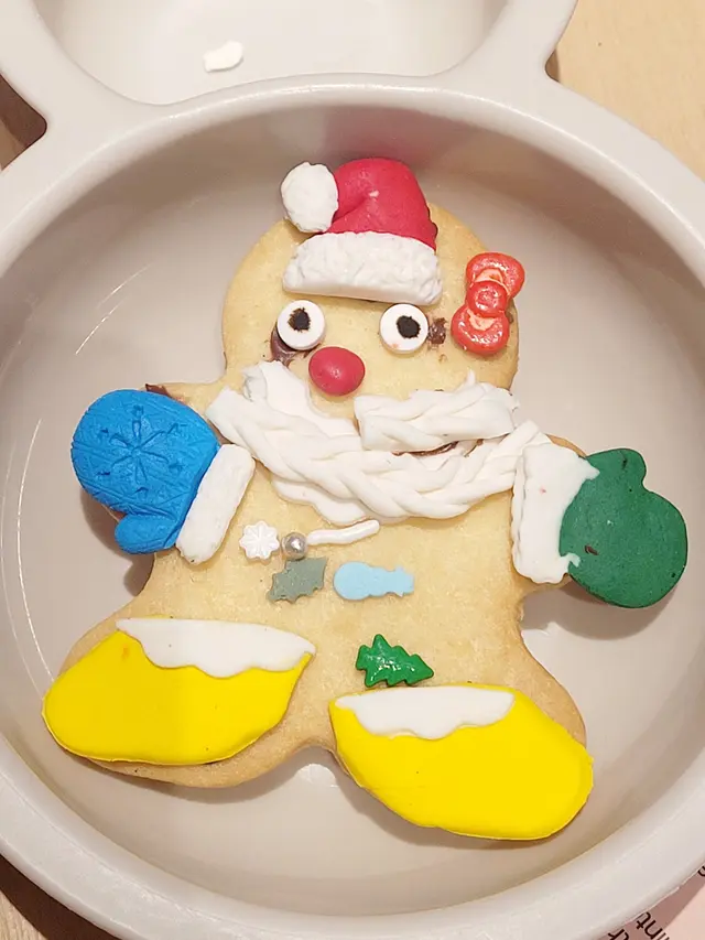 聖誕兒童餐包DIY cookie,有得玩有得食~