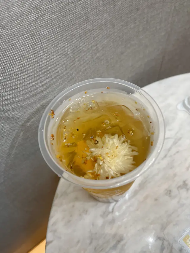 桂花雪梨茶