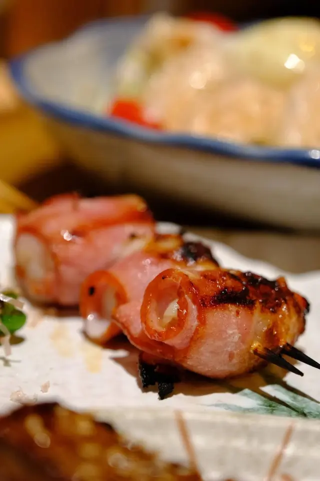 豚肉煙肉荔枝卷