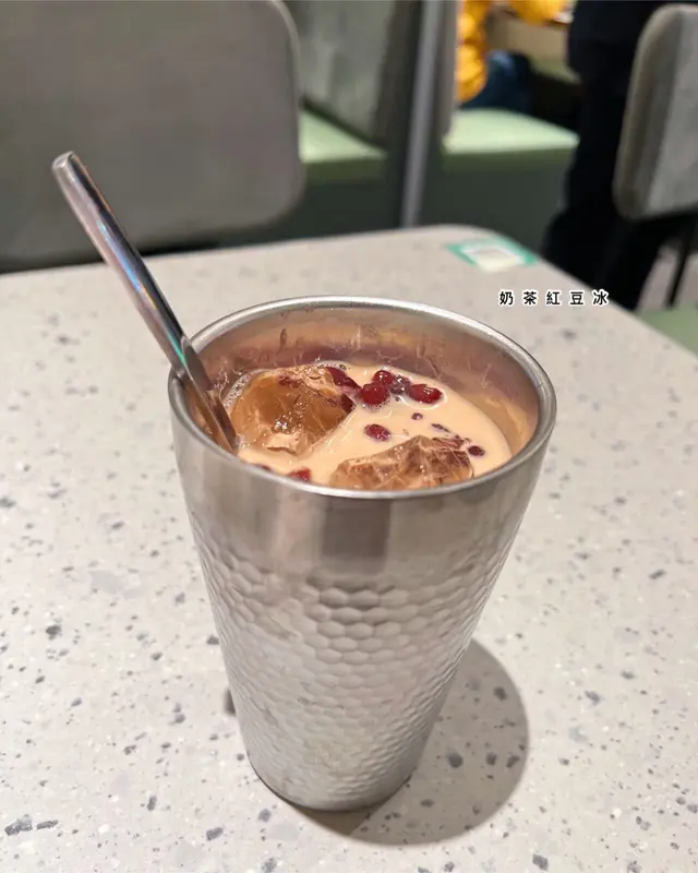 奶茶紅豆冰
