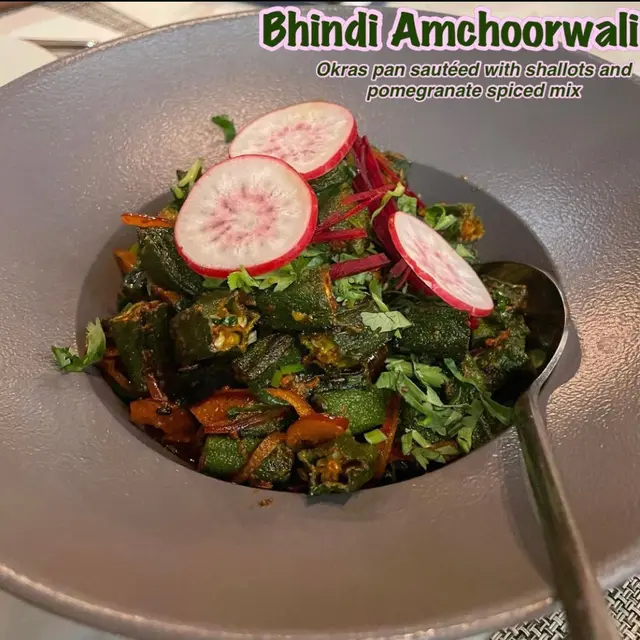 Bhindi Amchoorwali 石榴香草炒秋葵