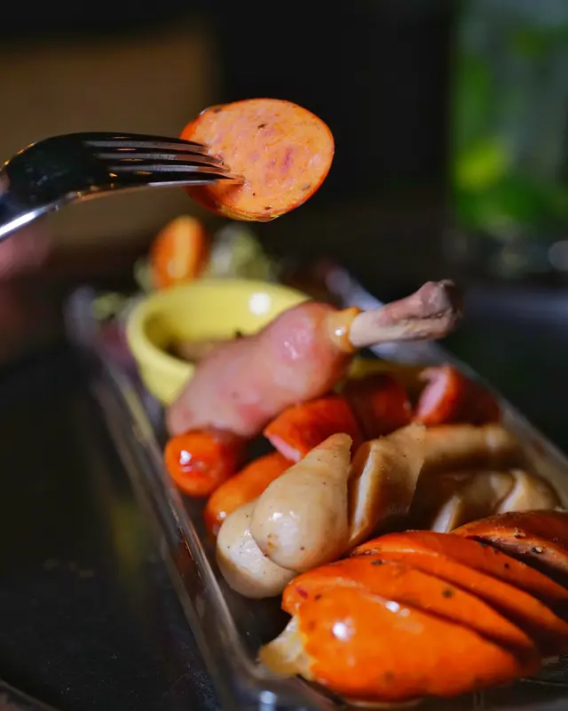 意式腸拼盤配楓糖芥末醬