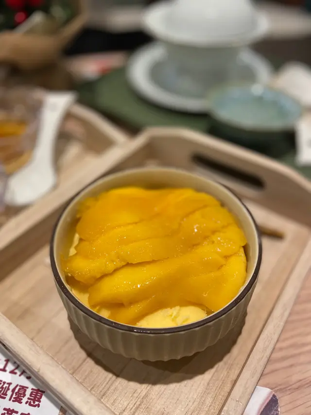 芒果奶昔雙皮奶