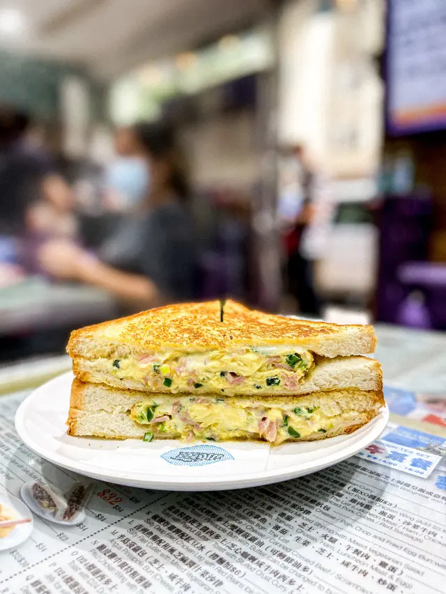 扒丹拂芝士三文治