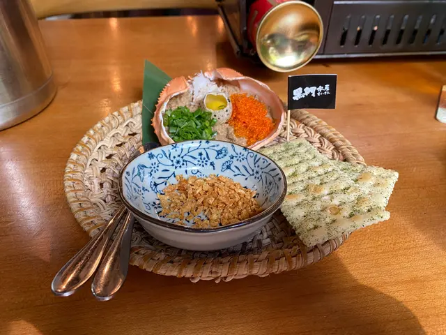 黑門令蟹味噌甲羅燒