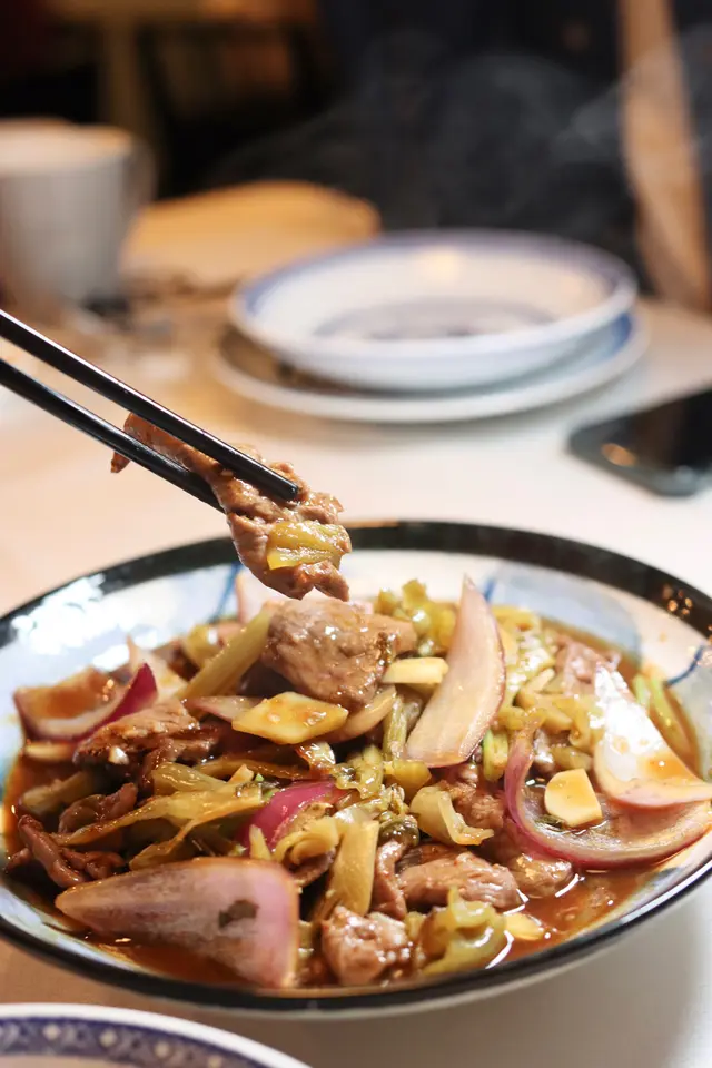 皺皮椒酸菜煮牛肉