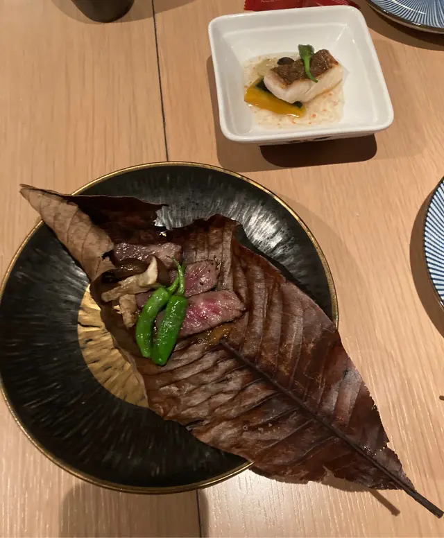 燒和牛及香煎魚