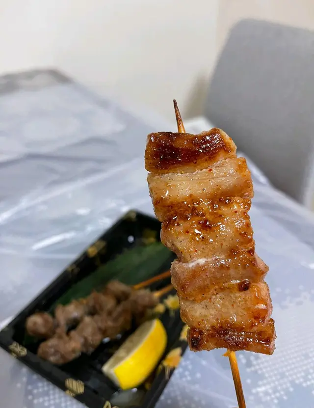 黑豚豬頸肉串