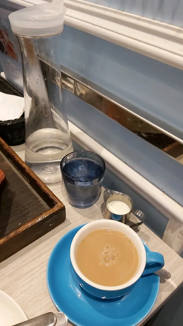 只有英式的奶茶,也就是紅茶&奶另外上