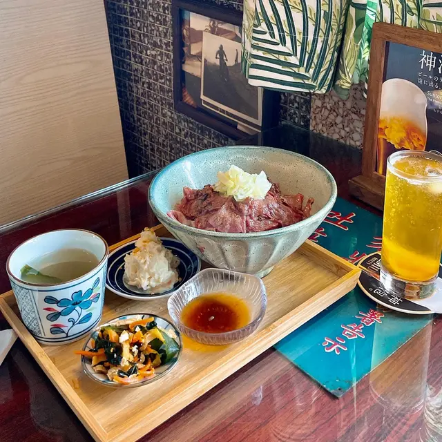 火炙半熟鹿兒島和牛燒肉定食