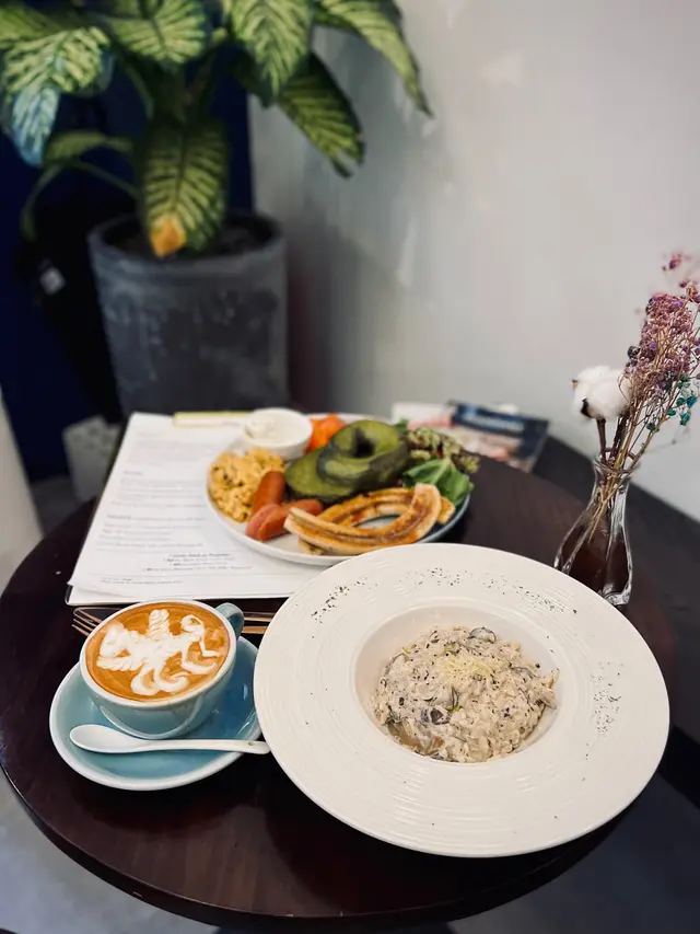 Risotto with Black Truffle and Mushroom