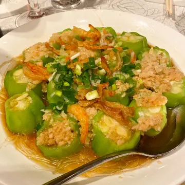 蒜蓉虾干蒸胜瓜