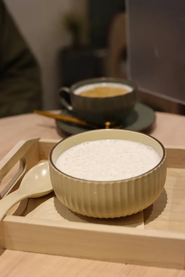 椰汁椰果西米露