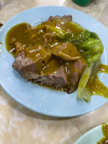 豬腸豬肺雙拼咖喱汁底