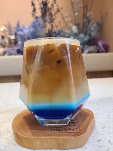 Blue Coconut Latte