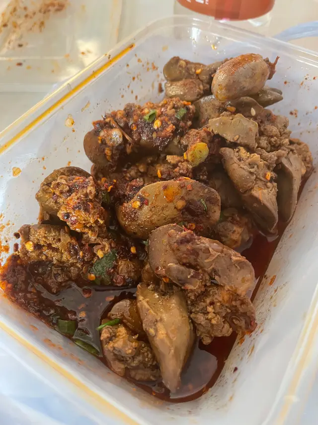 麻辣雞肝