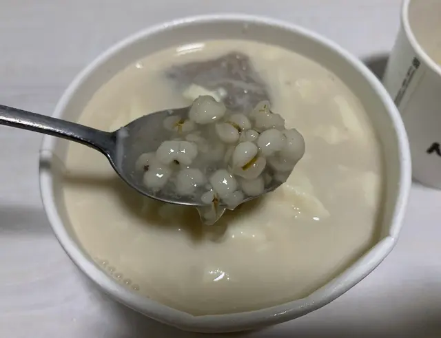 薏仁煙煙韌韌,有咬口