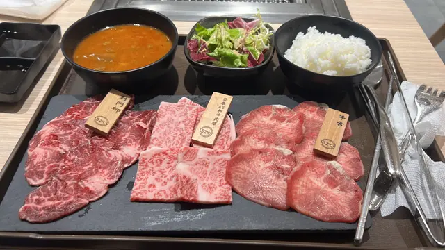 日本A5和牛/牛舌/封門柳150g套餐