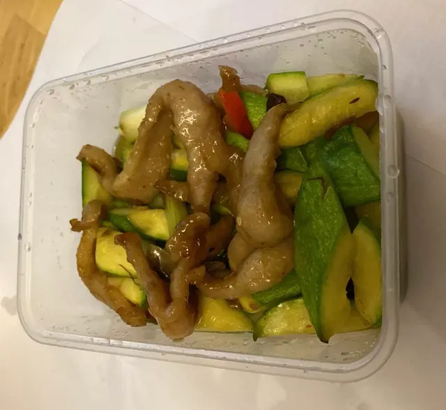 XO 翠肉瓜豬頸肉