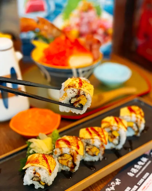 芝士鰻魚玉子反卷