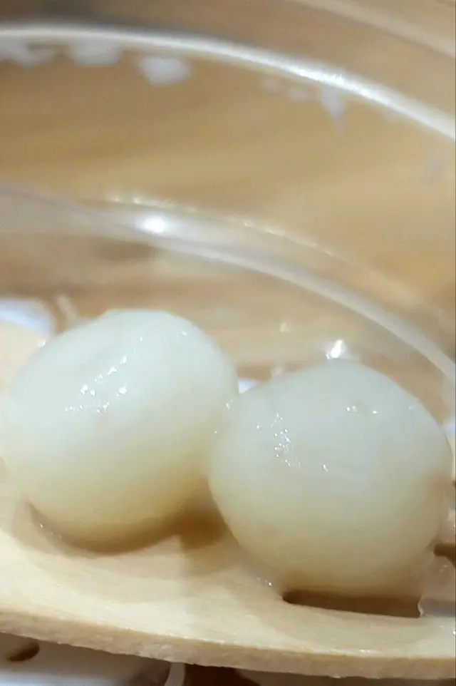 飲品內的麻糬,細細粒好好咬