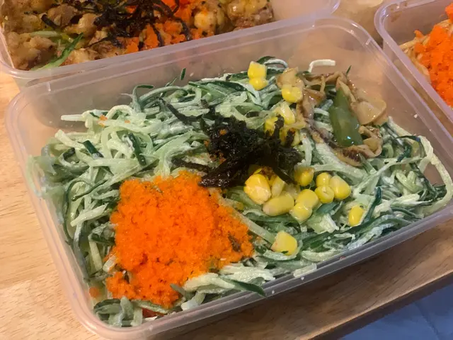 蟹籽沙律