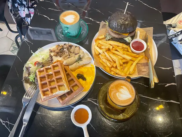 大啡菇黑松露漢堡burger  