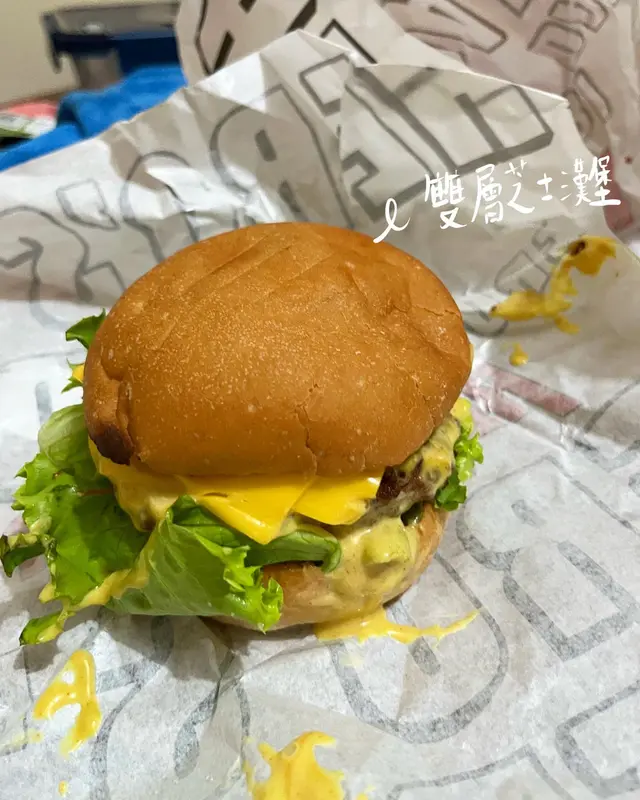 雙層芝士漢堡