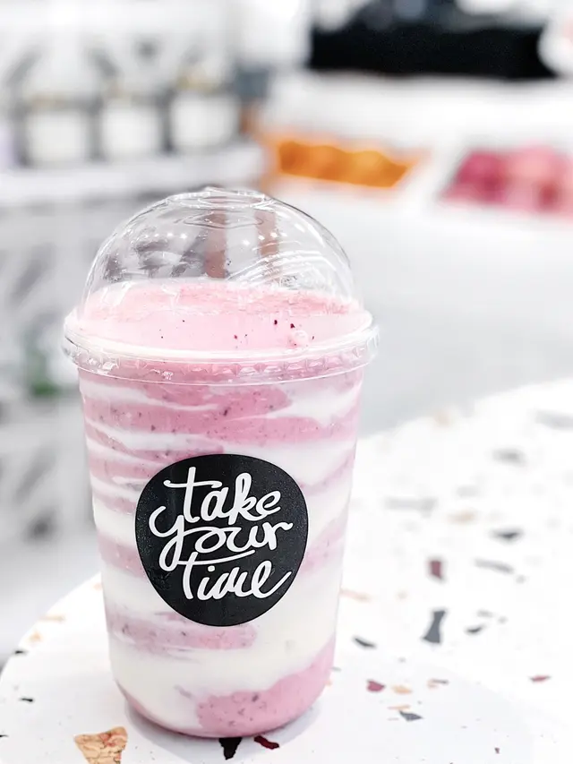 雜莓優格果昔+加倍優格