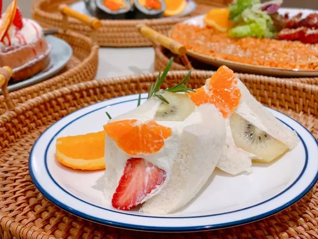 水果忌廉三文治