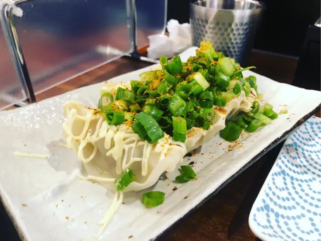 青蔥沙律醬餃子