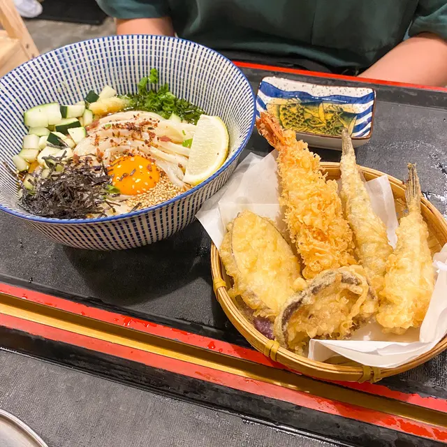 夏一烏冬+天婦羅