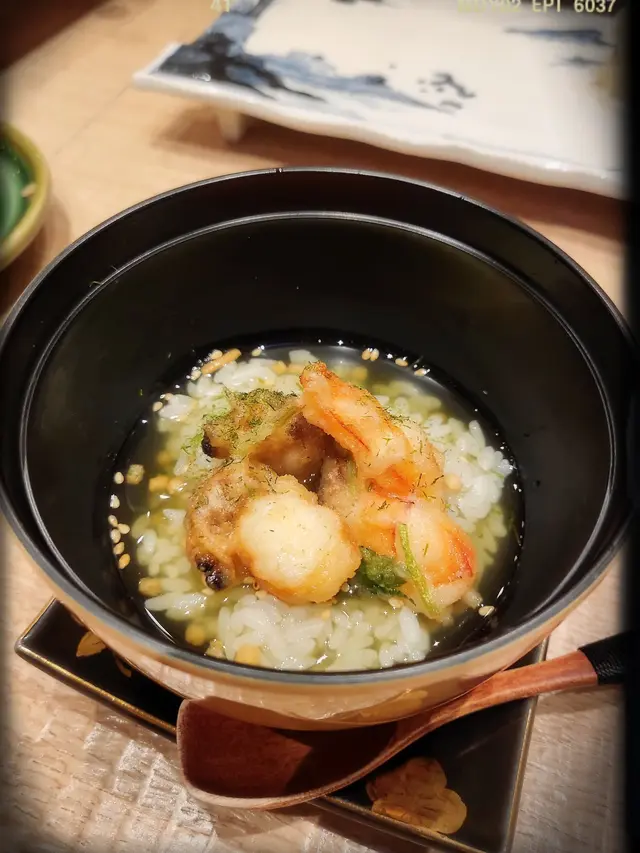 炸蝦餅茶漬飯