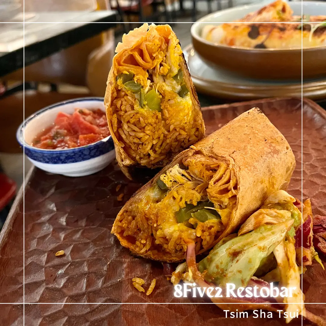 Chicken Verde Burrito ($128) - 8Five2 Restobars photo in Tsim Sha Tsui Hong Kong | OpenRice Hong Kong Photo of 8Five2 Restobar... 