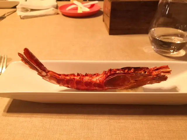 火炙西班牙紅蝦配薯蓉