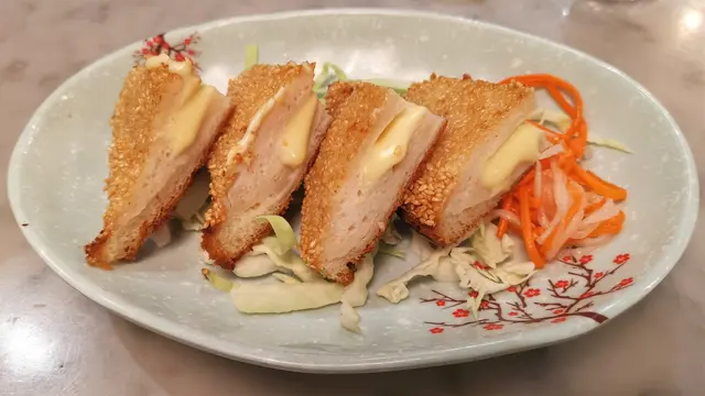 法式芝心蝦多士4件