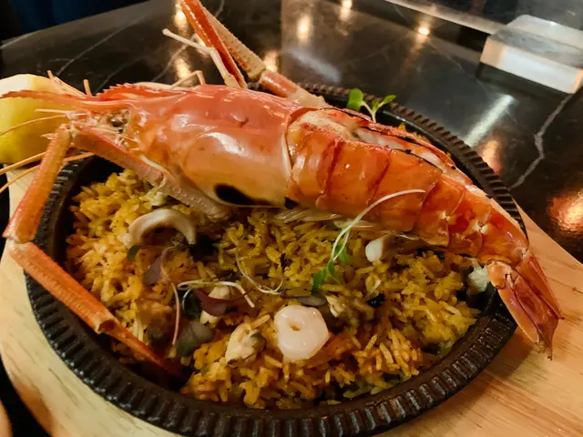 大頭蝦西班牙飯