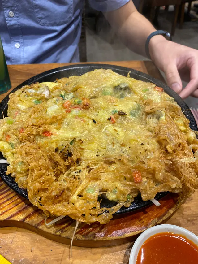泰式鐵板蠔餅
