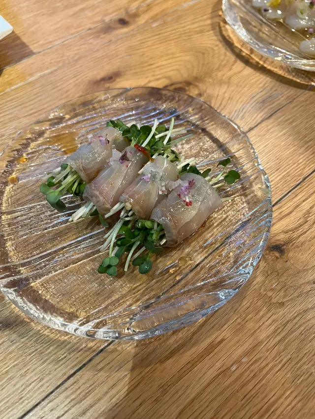 生鯛魚片  香醋汁