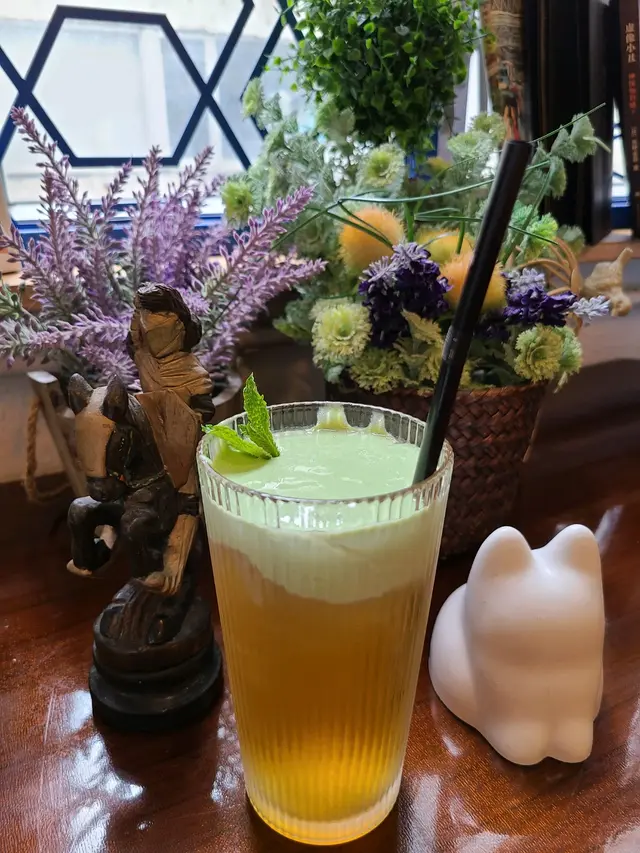 抹茶奶蓋蜂蜜綠茶