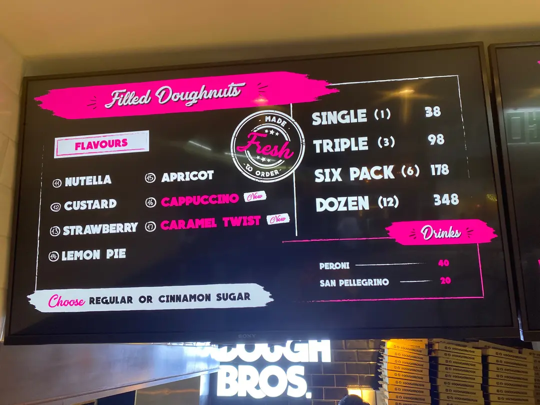 Dough Bros Pizza & Doughnuts (荷李活道)'s Menu Italian Pizza in Central