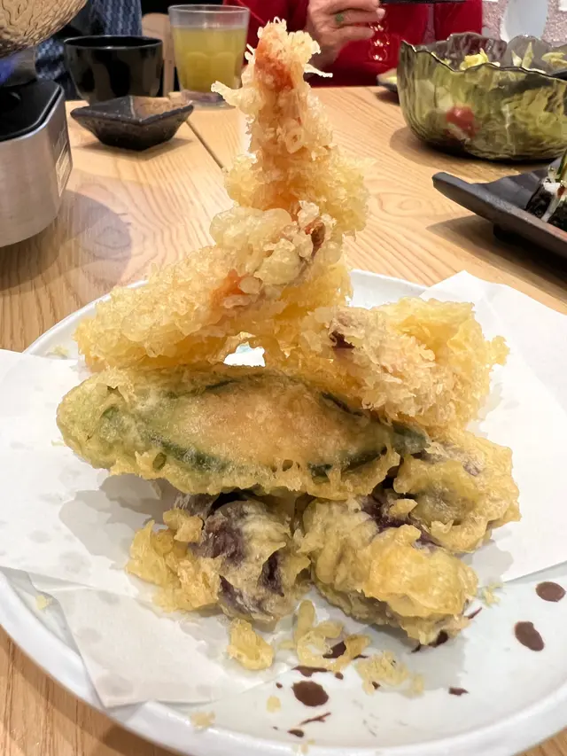 還有天婦羅的蕃薯仔及秋葵