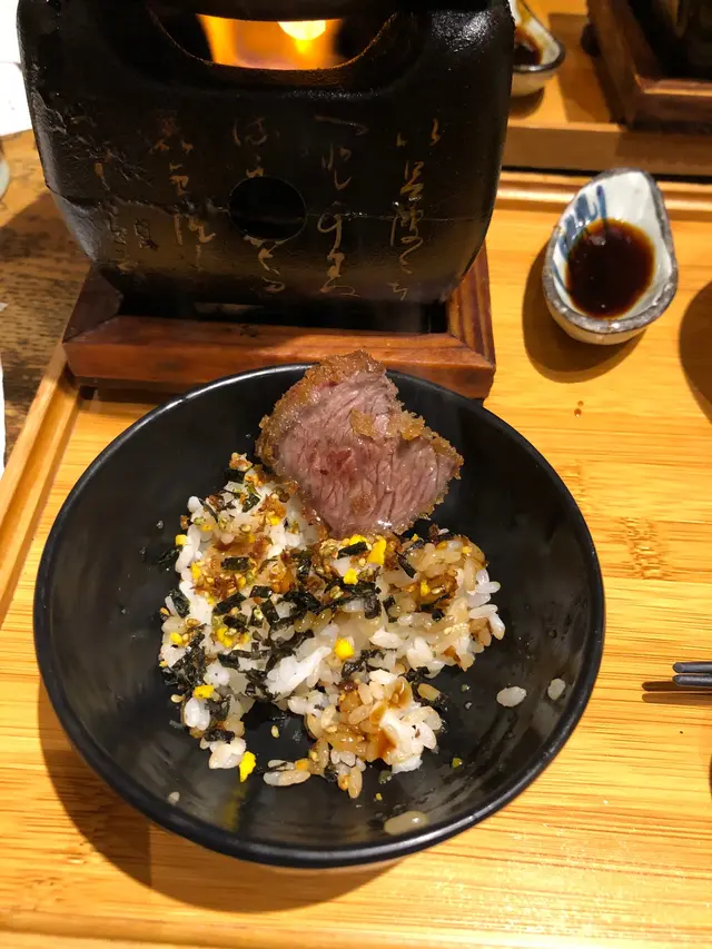 板燒吉列牛定食