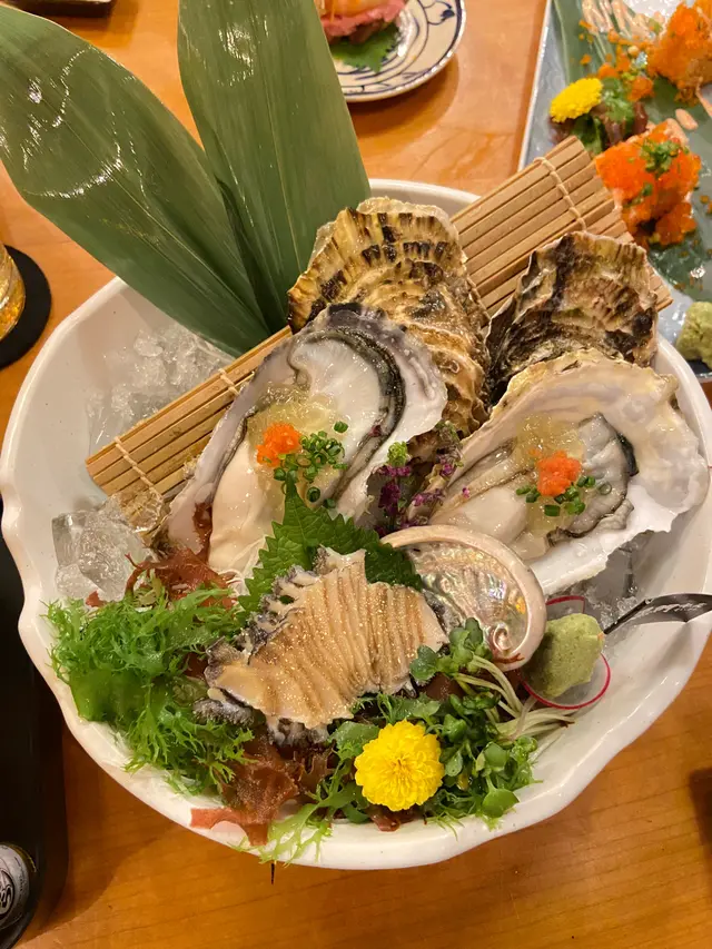 活鮑魚刺身