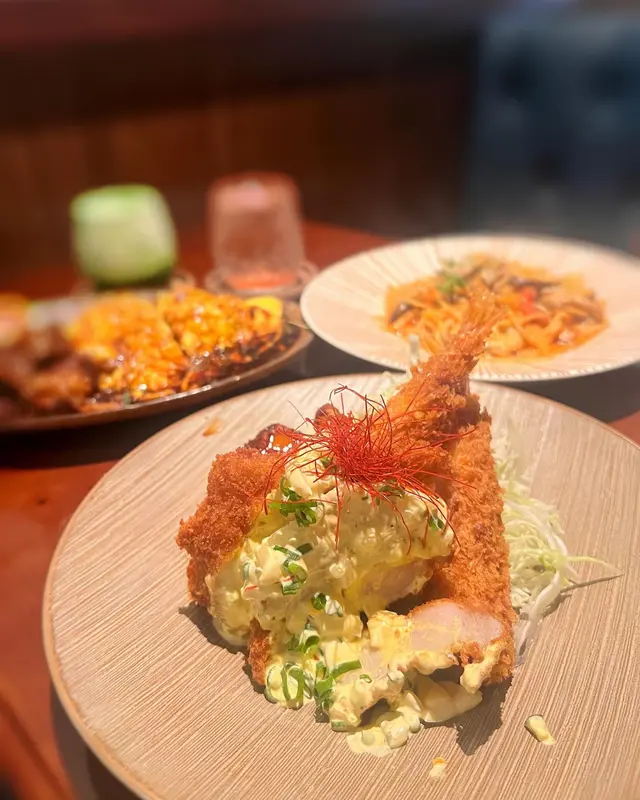 炸北海道大蝦四元豚豬扒