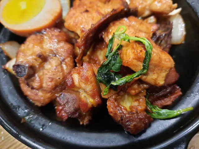 煲仔塔香三杯雞定食