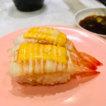 芝士熟蝦火炙壽司 