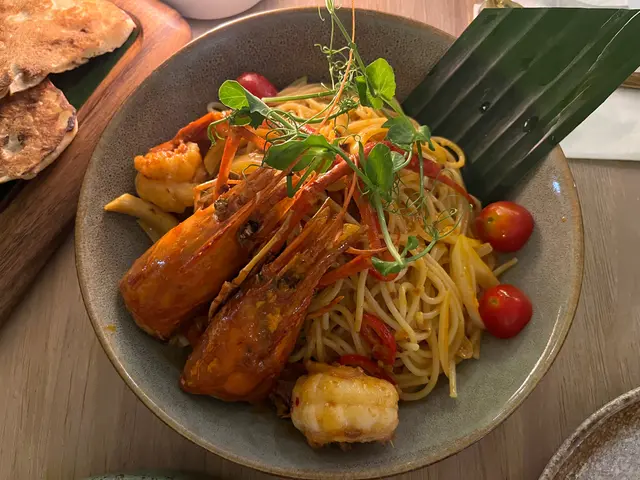 冬陰功大頭蝦意粉