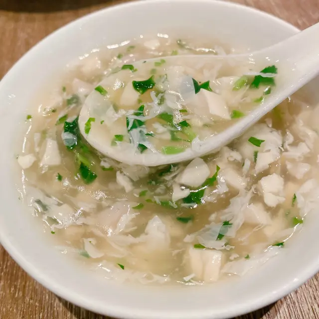 翡翠鮮魚羹 (例)